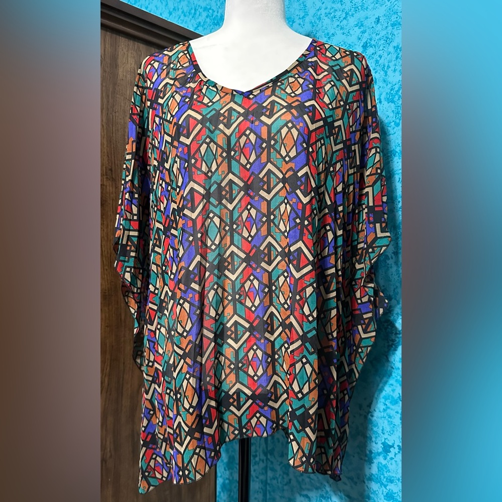 Miss Tina Aztec Tunic Top